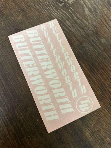 Tony butterworth decalcomanie - tony,